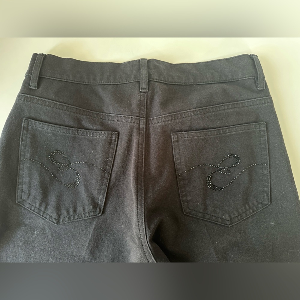 Escada Sport Black Denim Pants - Picture 3 of 12